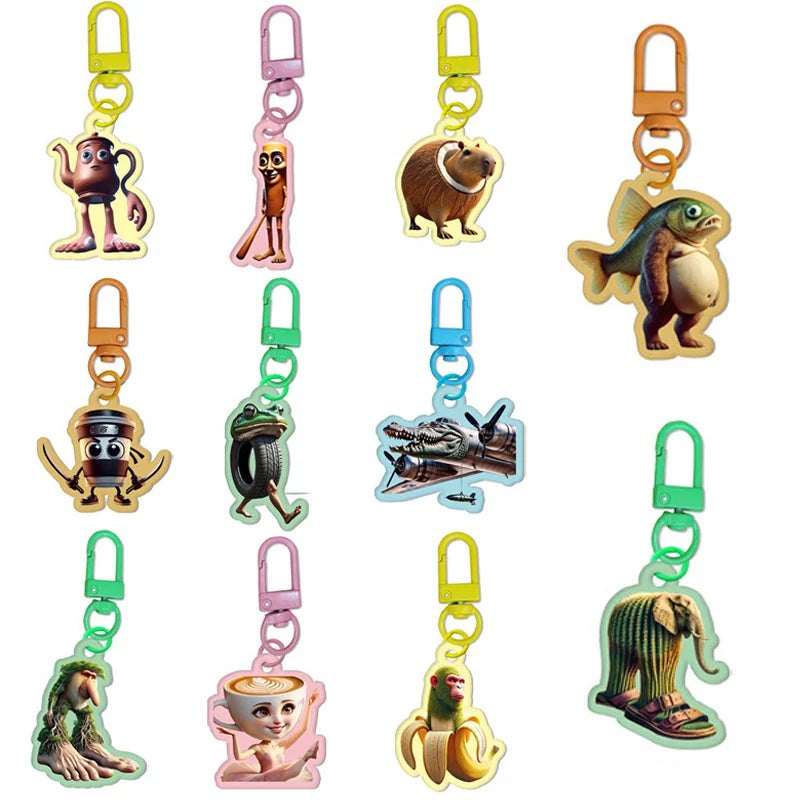 Italian Brainrot Fun Keychains – Jelly And Ducky Plush