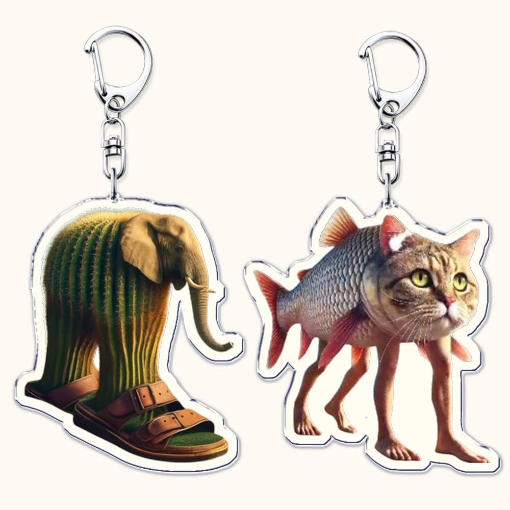 Italian Brainrot Animal Keychains – Sigma Skibidi Rizz - Jelly And Ducky - 