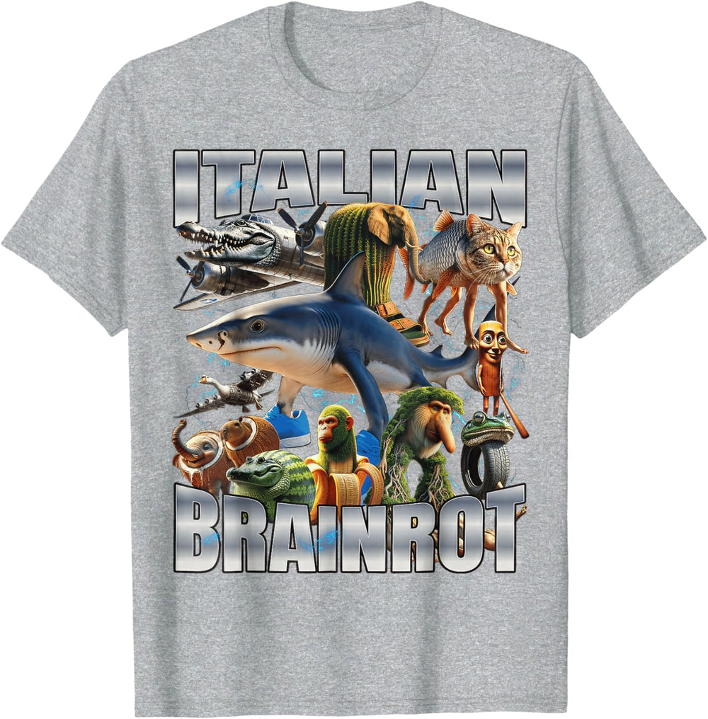 Italian Brainrot Animal T-Shirt – Unisex - Jelly And Ducky - 