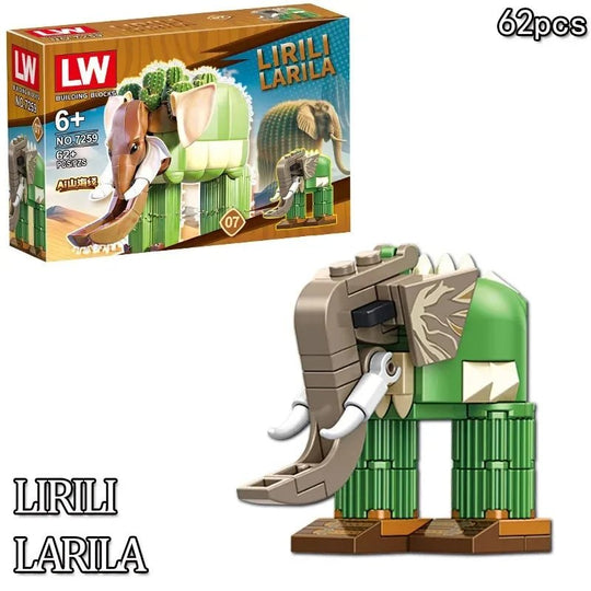 Italian Brainrot Building Blocks Figures – Tralalelo & Tung Tung - Jelly And Ducky - Lego