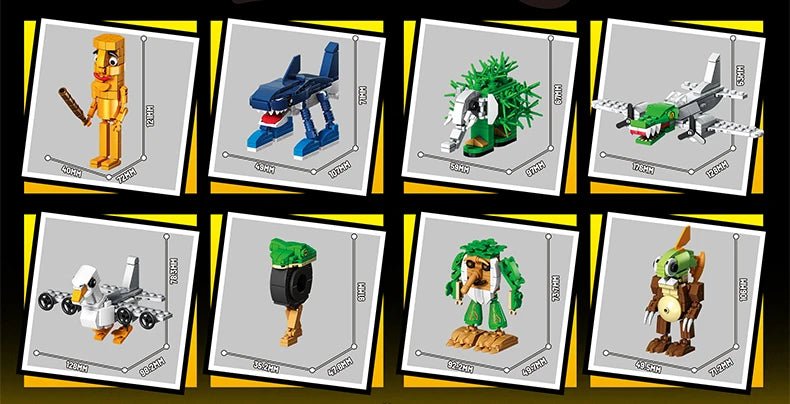 Italian Brainrot Building Blocks Set – Mini Figures - Jelly And Ducky - 