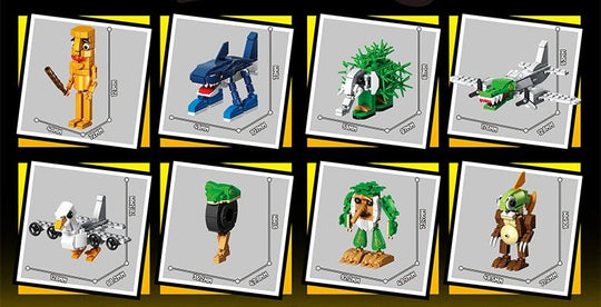 Italian Brainrot Building Blocks Set – Mini Figures - Jelly And Ducky - 