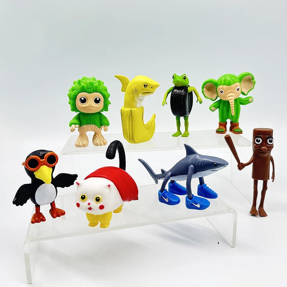 Italian Brainrot Collectible Figure Set – Tung Sahur & Tralalelo - Jelly And Ducky - 