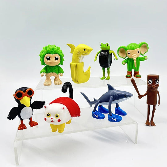 Italian Brainrot Collectible Figure Set – Tung Sahur & Tralalelo - Jelly And Ducky - 