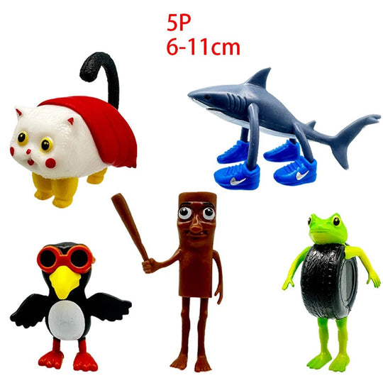 Italian Brainrot Collectible Figure Set – Tung Sahur & Tralalelo - Jelly And Ducky - 
