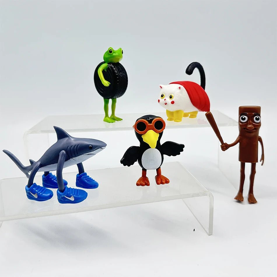 Italian Brainrot Collectible Figure Set – Tung Sahur & Tralalelo - Jelly And Ducky - 