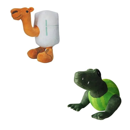 Italian Brainrot Plush Toys – Tung Tung Sahur & Tralalelo, 25cm - Jelly And Ducky - 