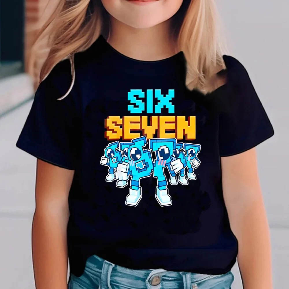 Jelly & Ducky Six Seven Kids T-Shirt – BrainRot Graphic - Jelly And Ducky - 