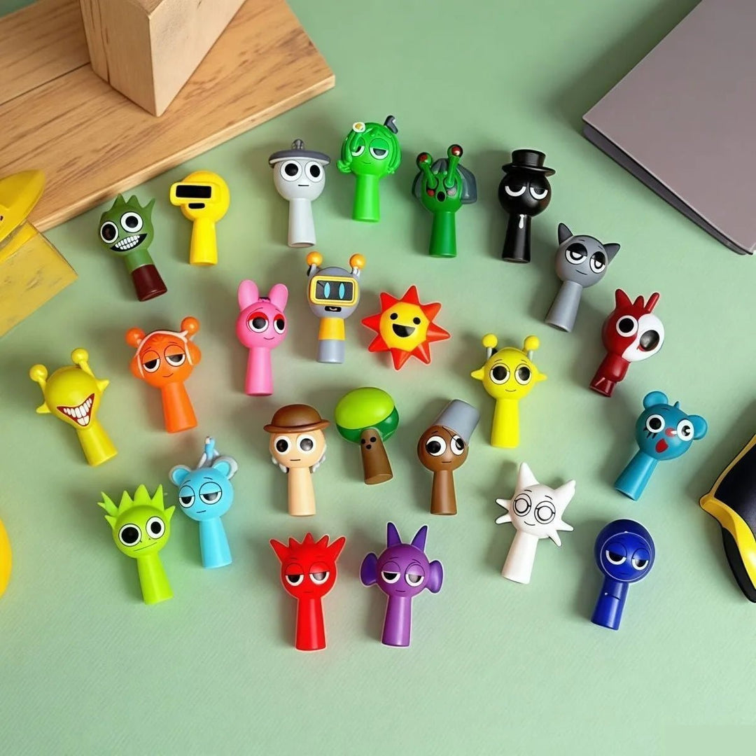 Sprunki Action Figures – 24 - Pack - Jelly And Ducky - 