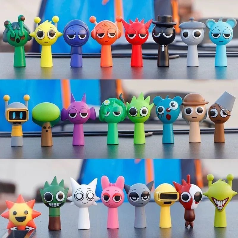 Sprunki Action Figures – 24 - Pack - Jelly And Ducky - 