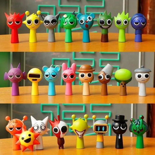 Sprunki Action Figures – 24 - Pack - Jelly And Ducky - 