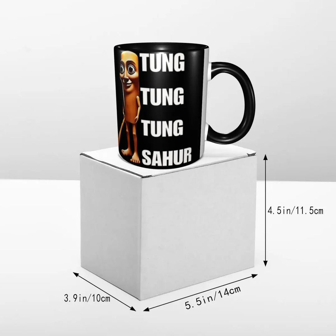 Tung Tung Tung Sahur Ceramic Mug – Ramadan Meme Design - Jelly And Ducky - 